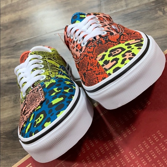 VANS ERA PATCHWORK LEOPARD/SNAKE women’s - Picture 2 of 16